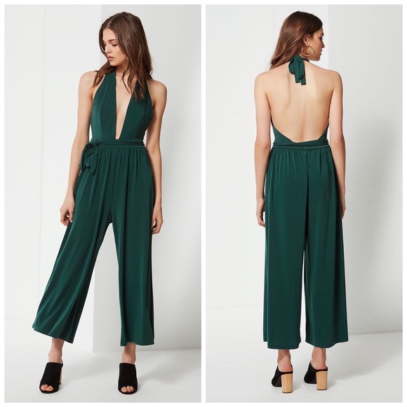 Urban Outfitters Pants - NEW | UO Daria Plunging Tie Jumpsuit